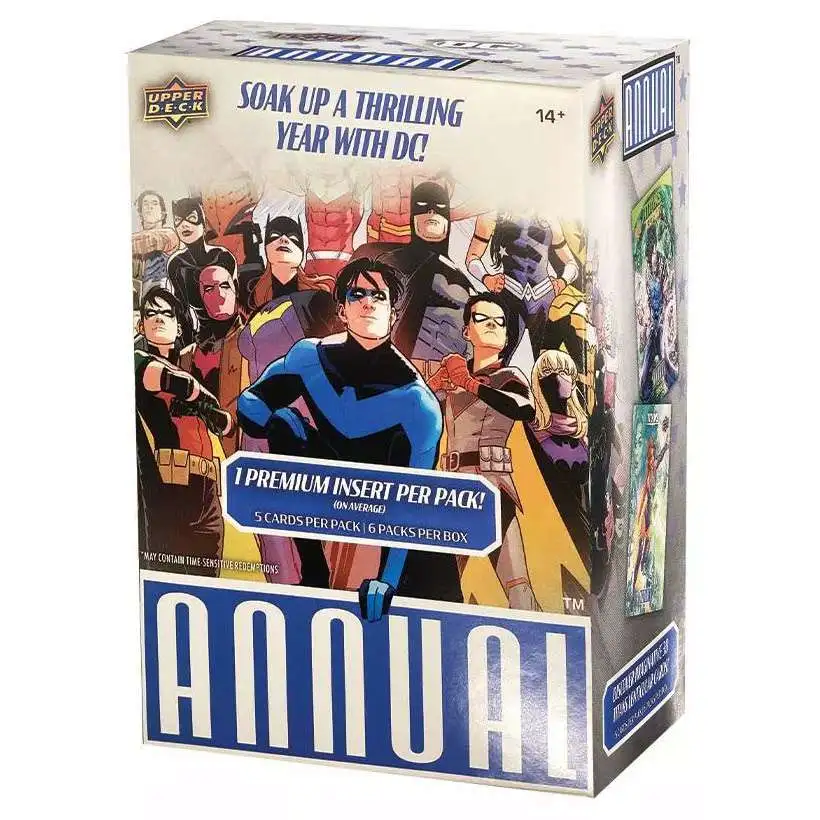 DC Upper Deck 2023-24 Annual Trading Card BLASTER Box [6 Packs]