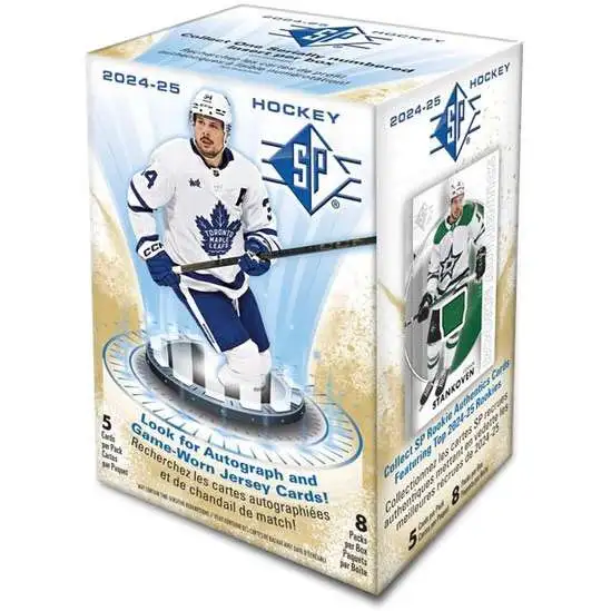NHL Upper Deck 2024-25 SP Hockey Trading Card BLASTER Box [8 Packs]