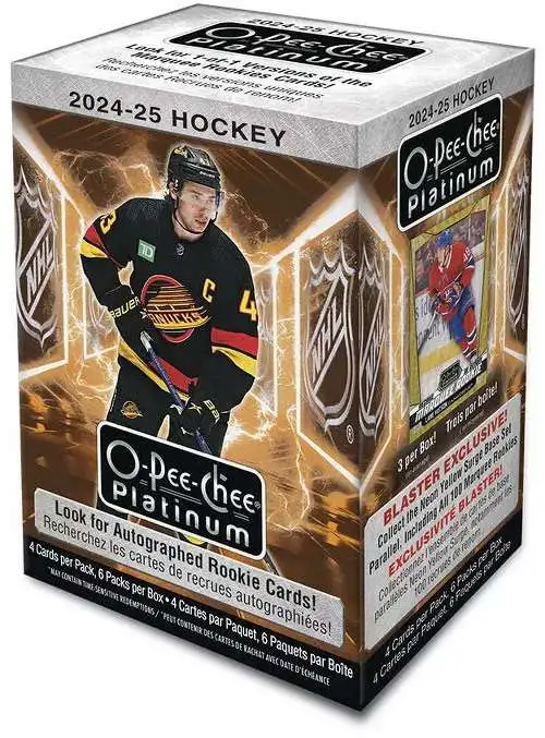 NHL Upper Deck 2024-25 O-Pee-Chee Platinum Hockey Trading Card BLASTER Box [6 Packs]