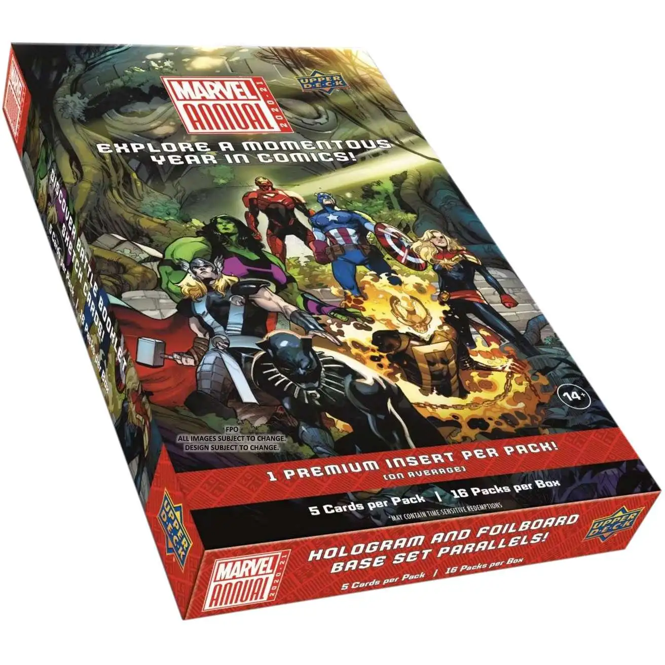 Marvel Upper Deck 2020-21 Annual Trading Card HOBBY Box [16 Packs]