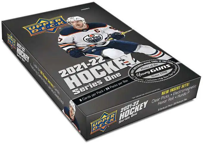 NHL Upper Deck 2021-22 Series One Hockey Trading Card HOBBY Box [24 Packs]