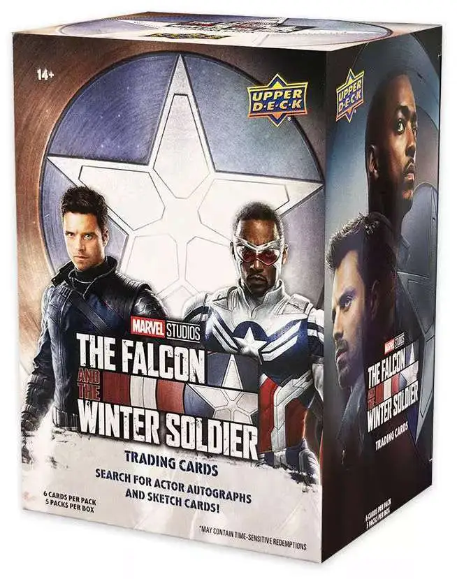 Marvel Upper Deck The Falcon & The Winter Soldier Trading Card BLASTER Box [5 Packs]