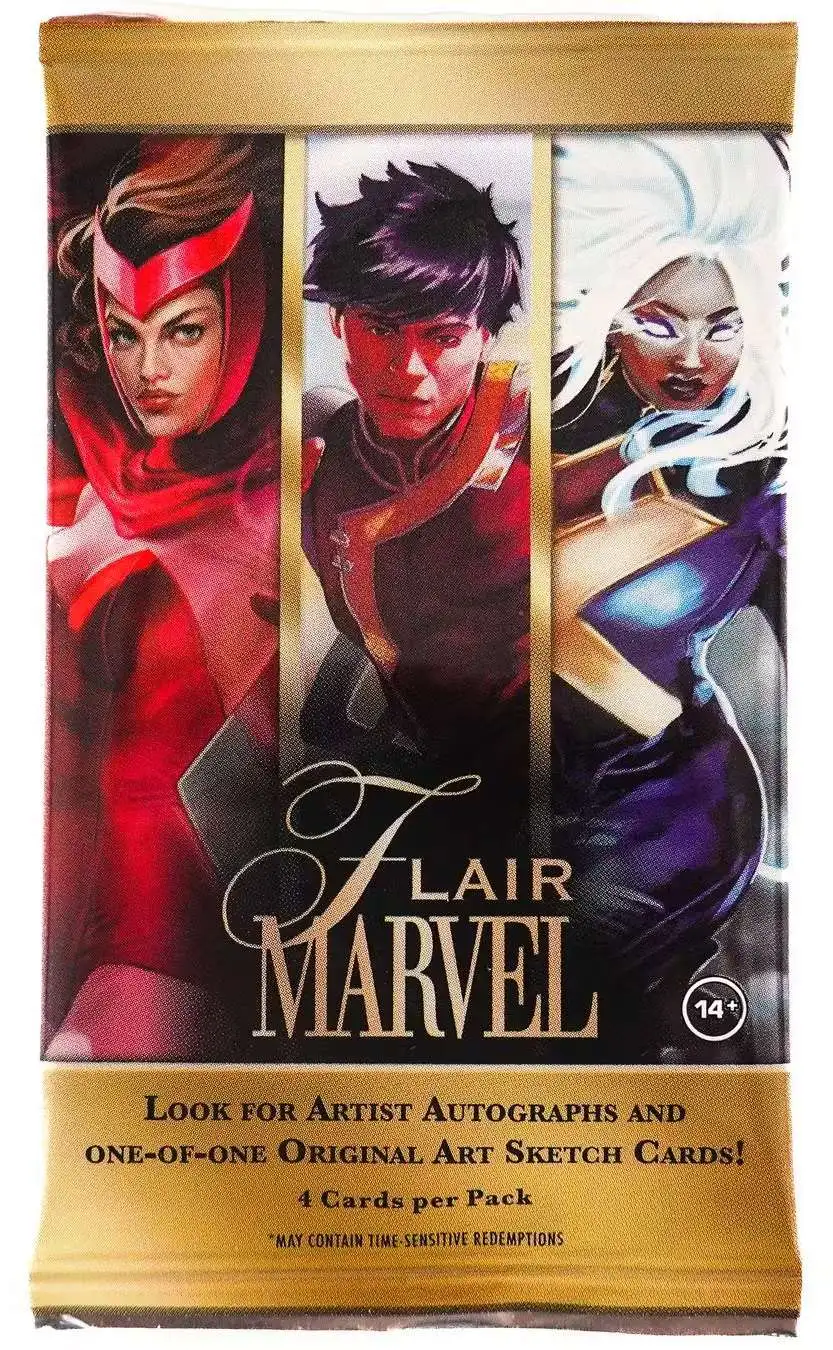 Marvel Upper Deck 2024 Flair Trading Card HOBBY Pack [4 Cards]