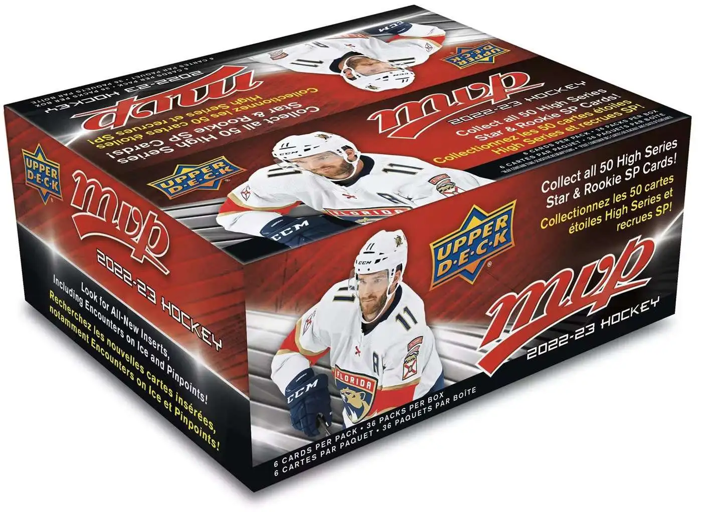 NHL Upper Deck 2022-23 MVP Hockey Trading Card RETAIL Box [36 Packs]