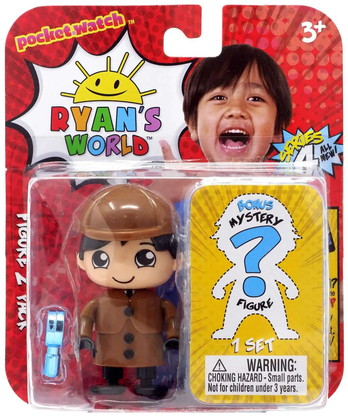 Ryans World Series 4 Detective Ryan Mystery 3 Action Figure 2-Pack