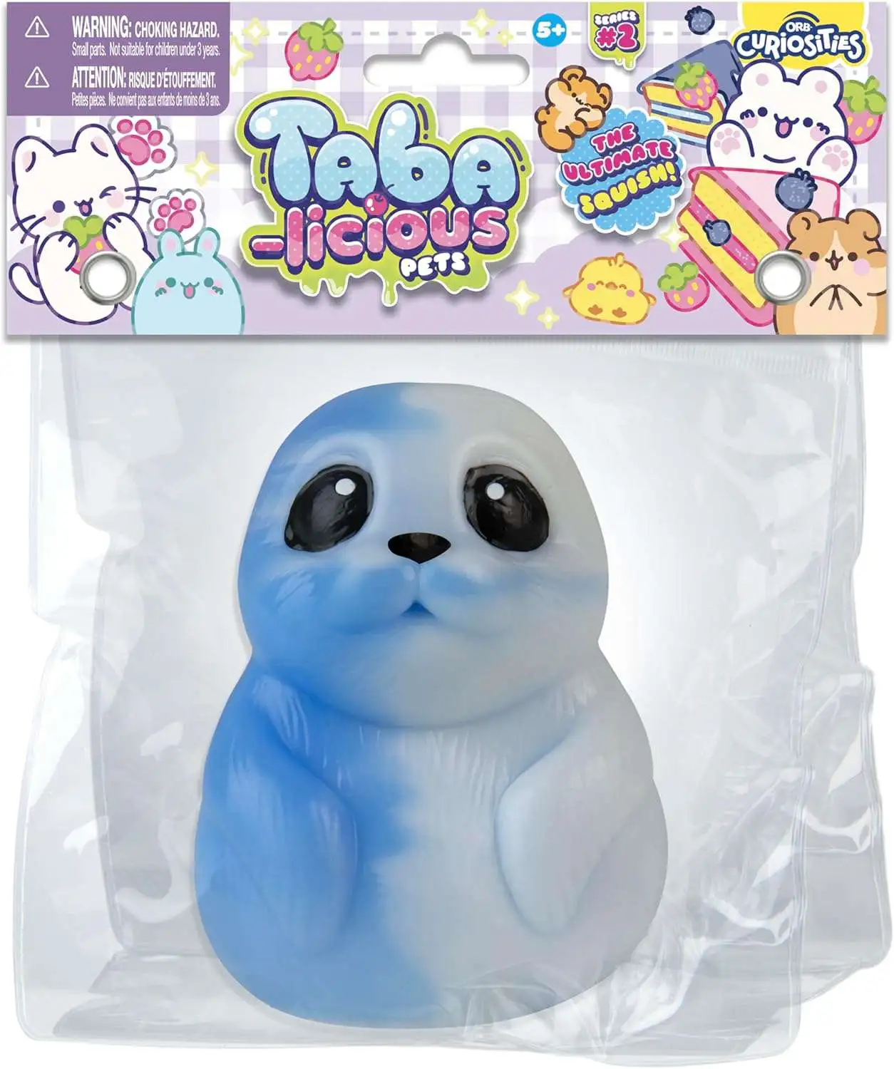 Taba-Licious Curiosities Pets Seal 4-Inch Squeeze Toy
