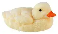 Taba-Licious Curiosities Fluffs Duck 3-Inch Squeeze Toy [Yellow]