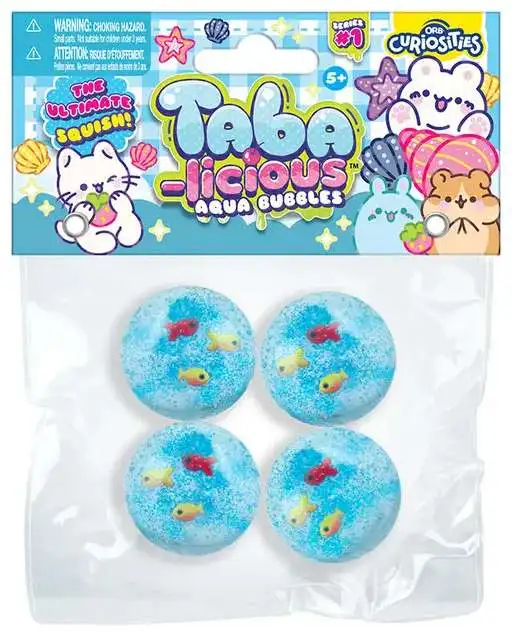 Taba-Licious Aqua Bubbles Goldfish 3-Inch Squeeze Toy