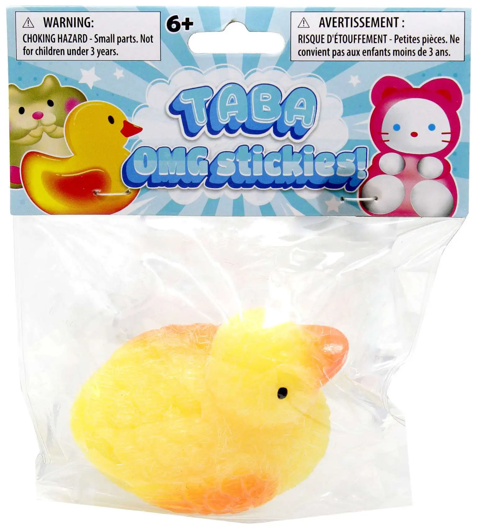 Taba OMG Stickies Animals Duckling 3.5-Inch Cling Toy