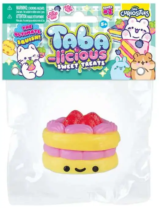 Taba-Licious Curiosities Sweet Treats Raspberry Cake 4-Inch Squeeze Toy [Yellow]