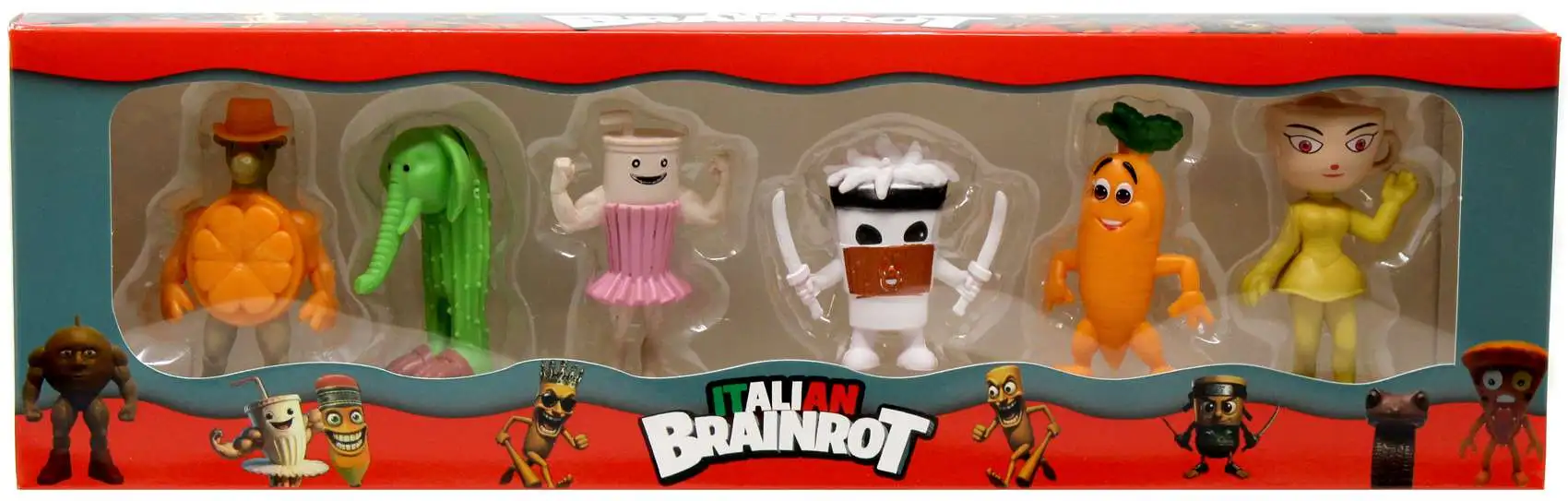 Italian Brainrot Figure 6-Pack [Version C]