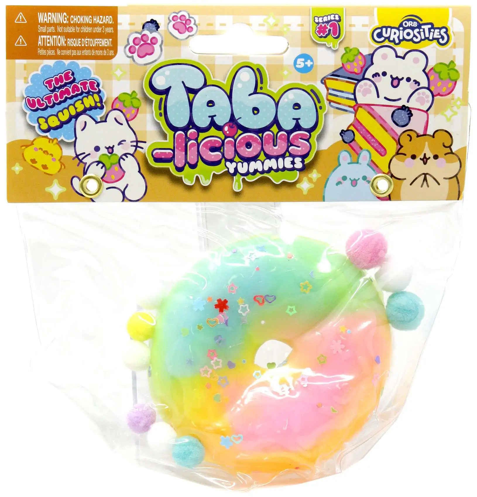 Taba-Licious Curiosities Yummies Rainbow 4-Inch Squeeze Toy
