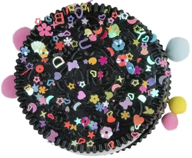 Taba-Licious JUMBO Cookie BLACK 5-Inch Squeeze Toy [The Ultimate Squish]
