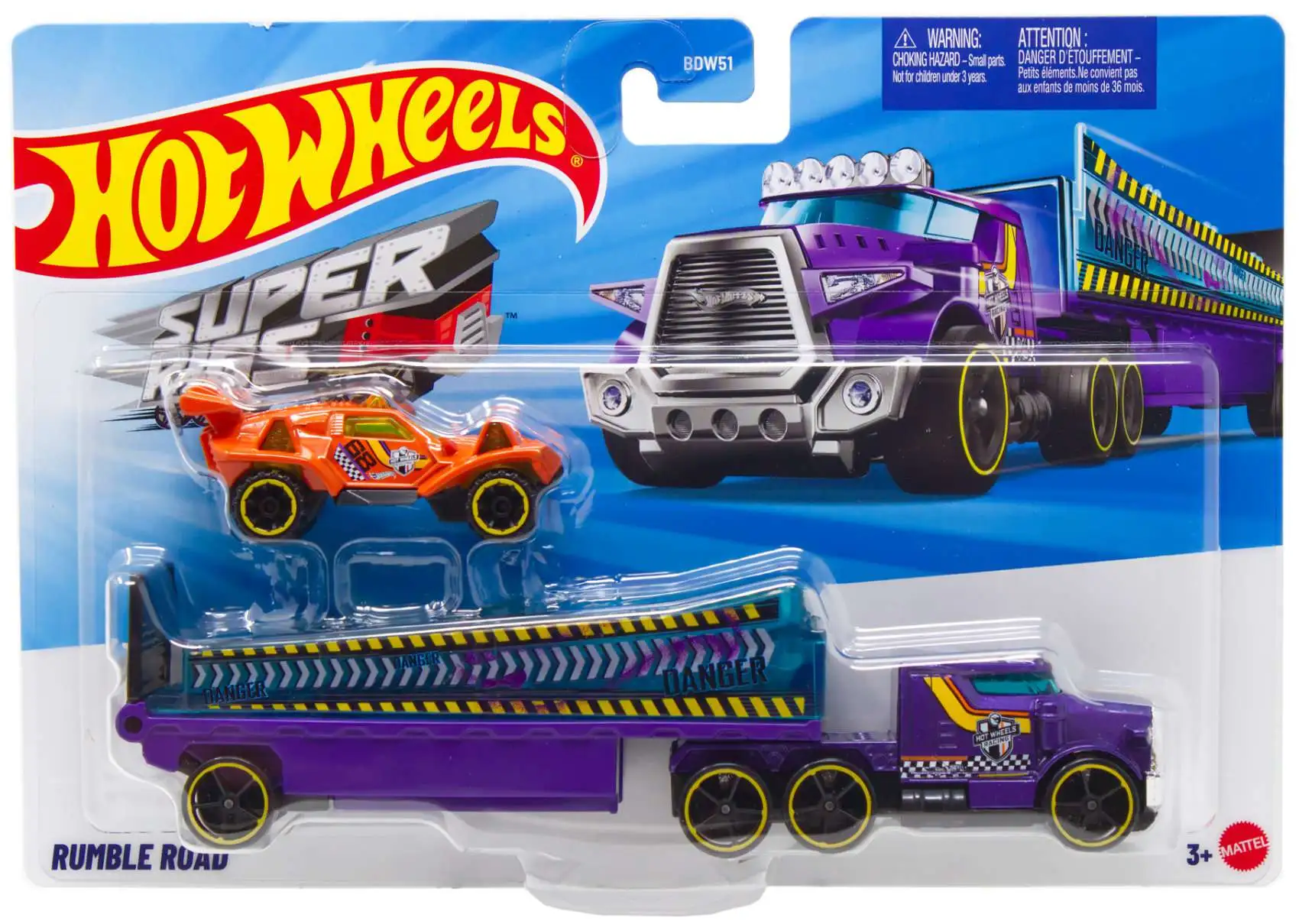 Hot Wheels Super Rigs Rumble Road Diecast Car [2026]
