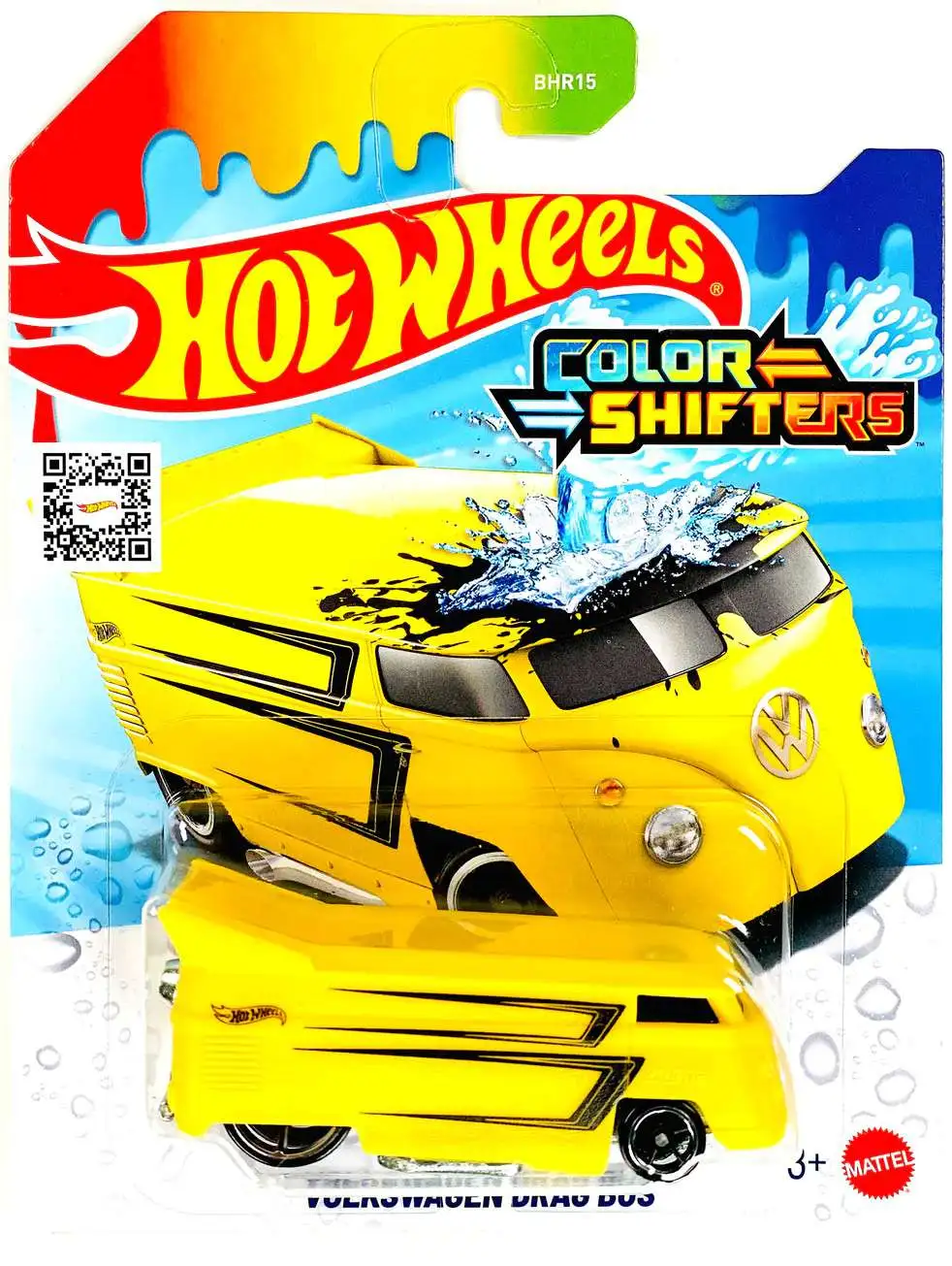 Hot Wheels Color Shifters Volkswagen Drag Bus Diecast Car [Yellow & Black]