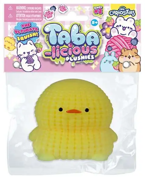 Taba-Licious Plushies Chick 3-Inch Squeeze Toy [Knit Texture]