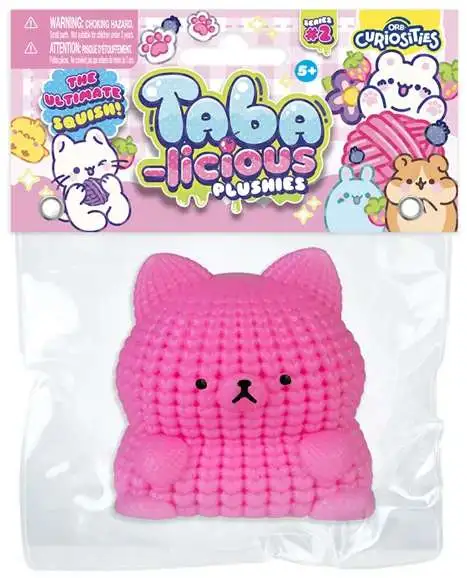 Taba-Licious Plushies Dog 3-Inch Squeeze Toy [Knit Texture]
