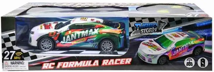 Turbo Storm RC Formula Racer WHITE R/C Remote Control Car