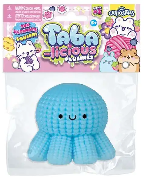 Taba-Licious Plushies Octopus 3-Inch Squeeze Toy [Knit Texture]