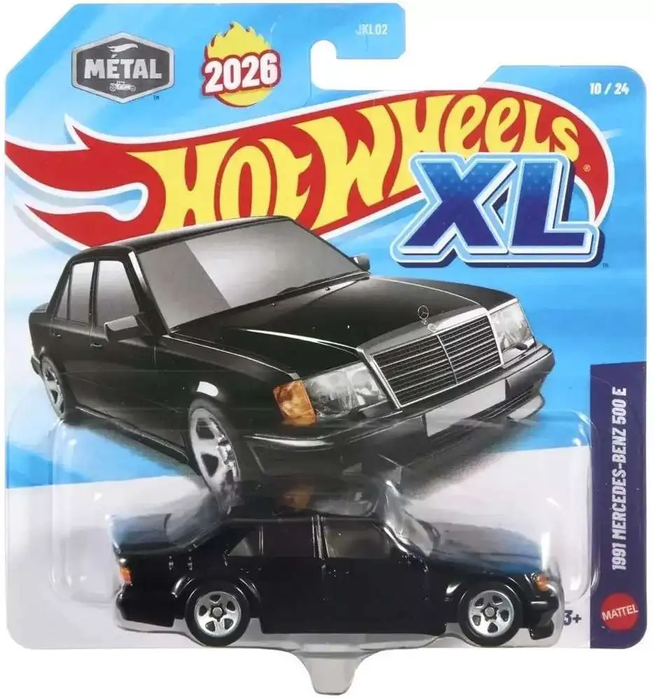 Hot Wheels XL 1991 Mercedes-Benz 500 E Die Cast Car