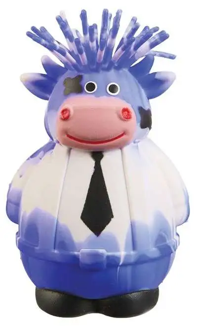 Irre-Squish-Tible! Corporate Cow BLUE Squeeze Toy