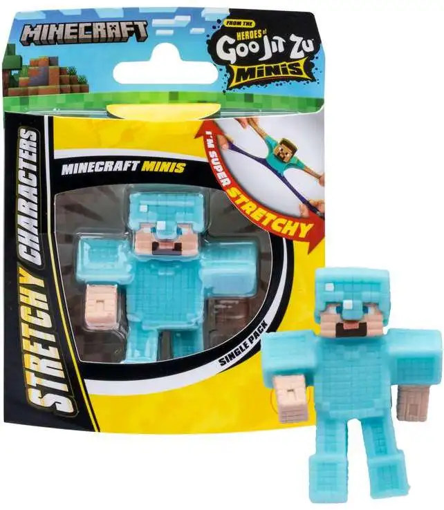 Heroes of Goo Jit Zu Minecraft Steve 3-Inch Mini Figure [Diamond Armor]