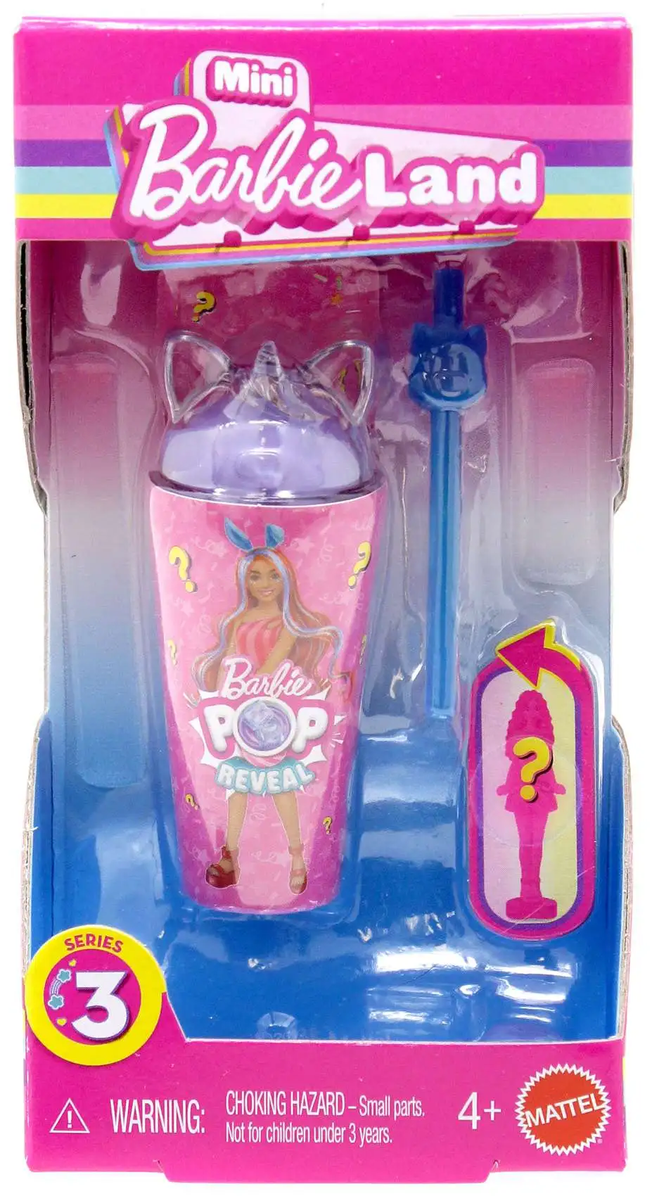 Mini BarbieLand Series 3 POP Reveal (Purple) 1.5-Inch Mystery Pack [1 RANDOM Mini Figure]