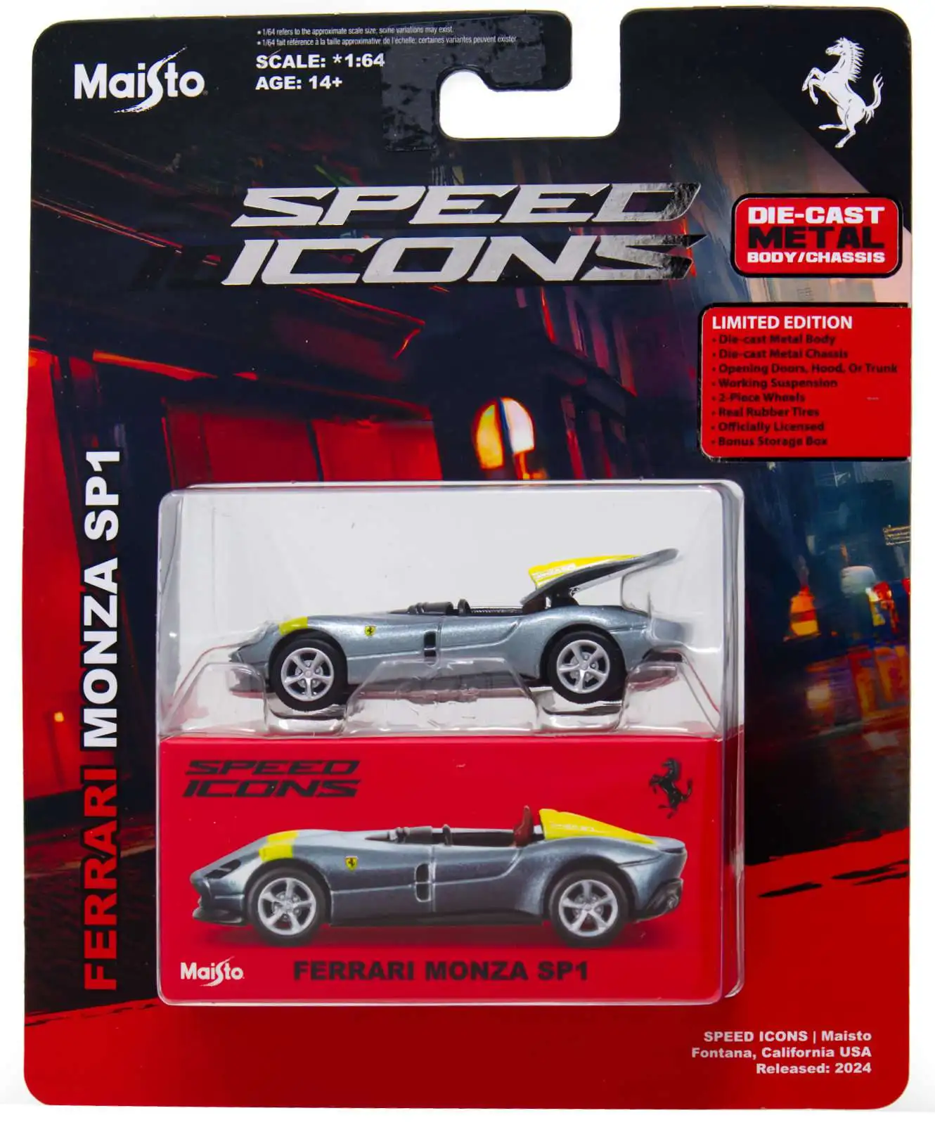 Speed Icons Ferrari Monza SP1 Diecast Car
