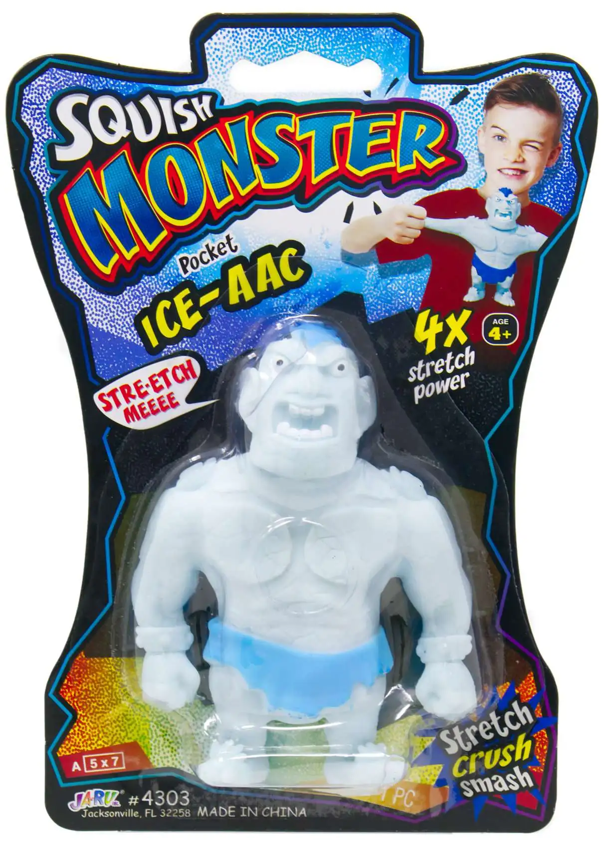 Squish Monster Pocket Ice-Aac 3.5-Inch Stretchy Figure