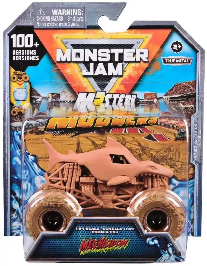 Monster Jam Series 4 Mystery Mudders Megalodon Diecast Car