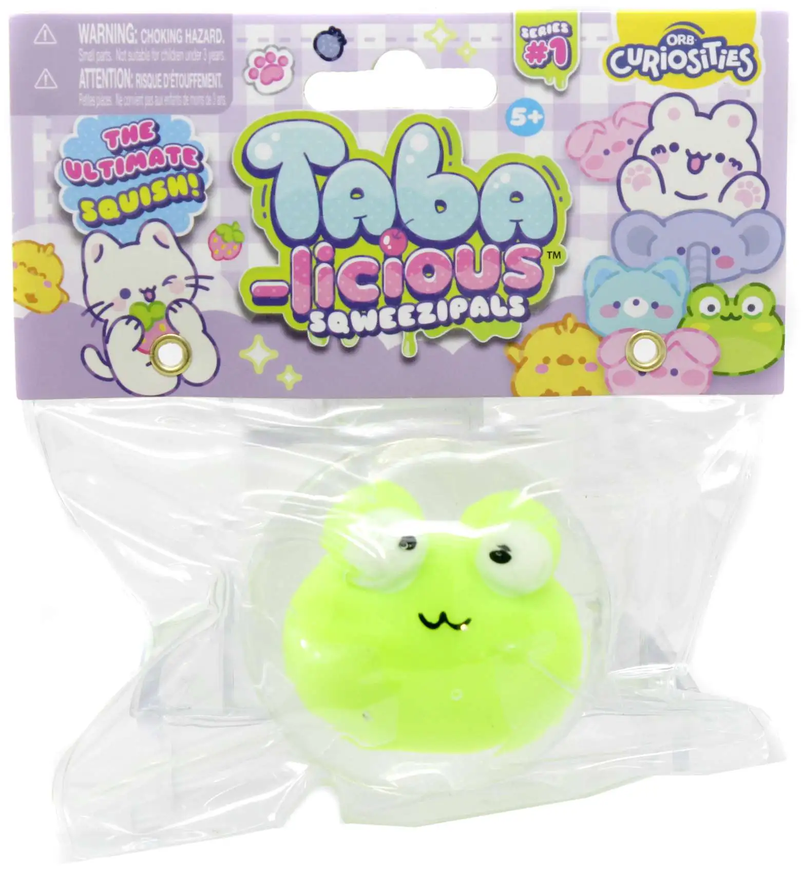 Taba-Licious Sqweezipals Frog 3-Inch Squeeze Toy