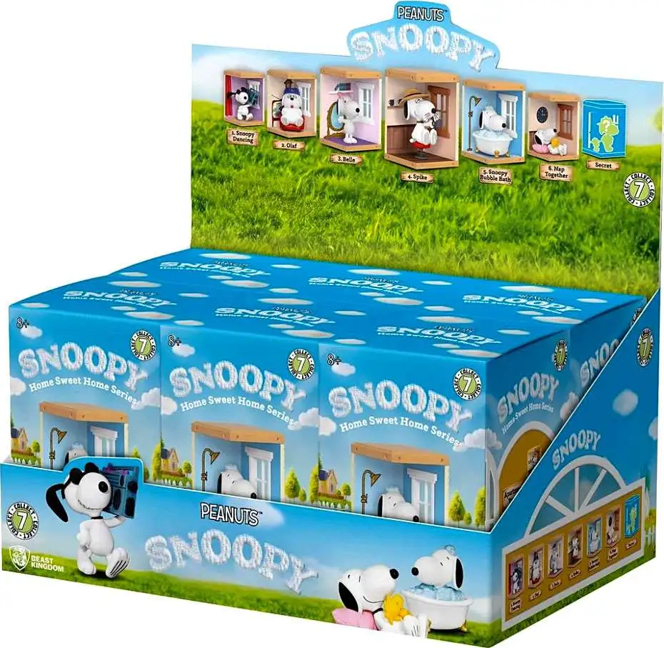 Peanuts Snoopy Home Sweet Home Mystery Box [6 Packs]