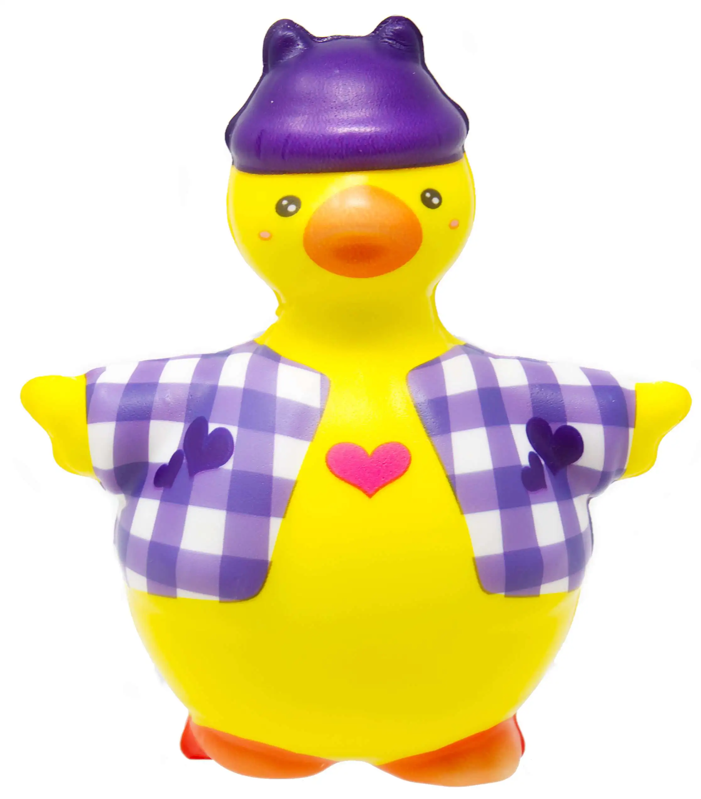 Hello Ducky! Slo-Rise Smushy Ducky PURPLE Squeeze Toy