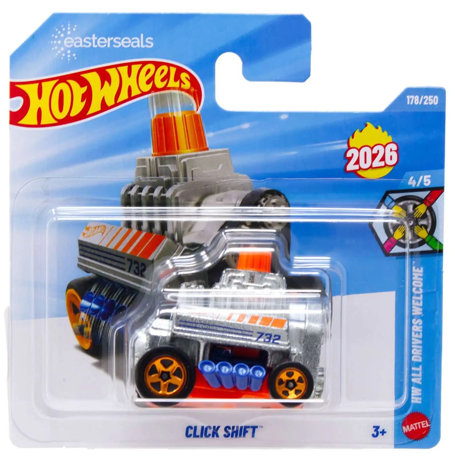 Hot Wheels Easterseals HW All Drivers Welcome Click Shift 164