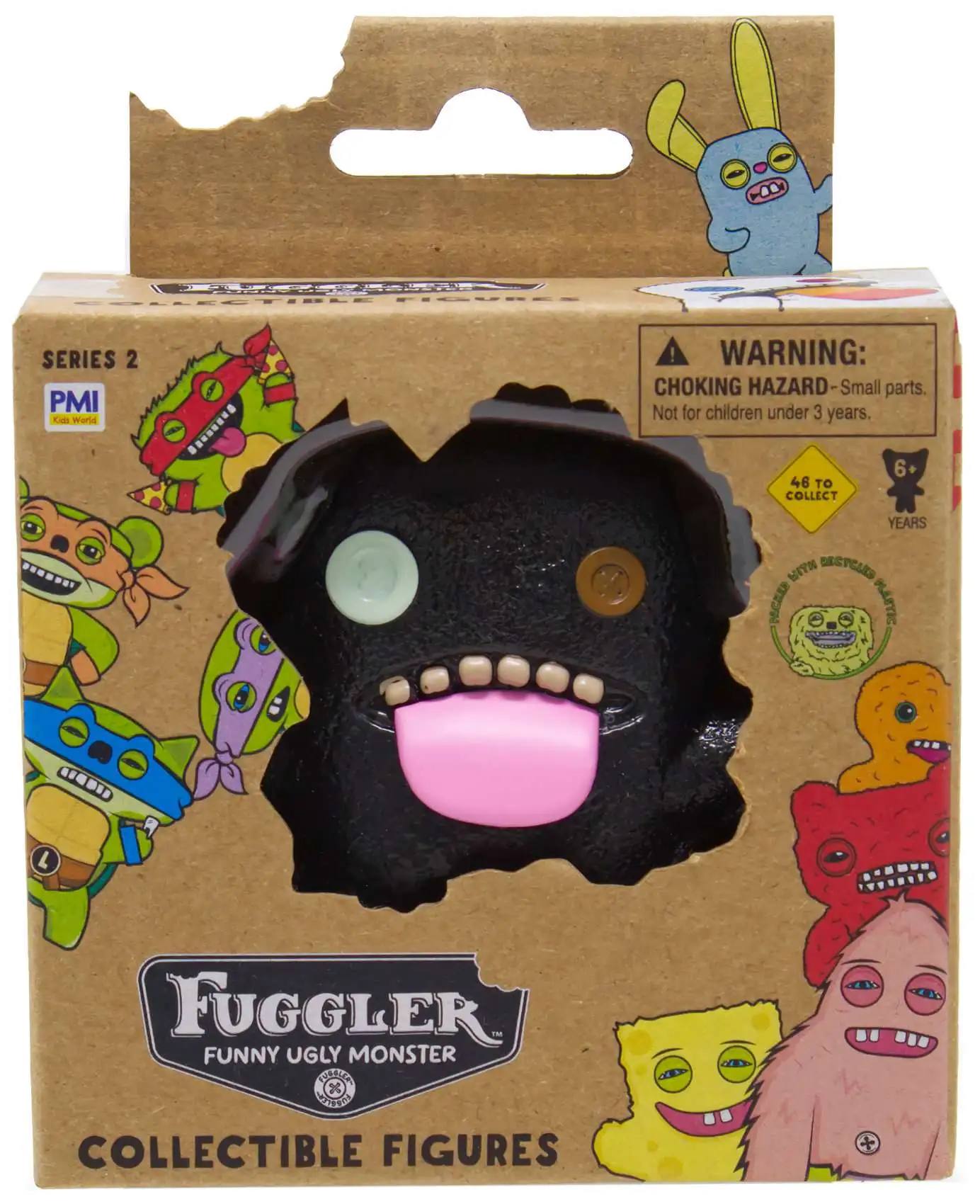 Fuggler Series 2 Oogah Boogah 2.5-Inch Mini Figure [Black]