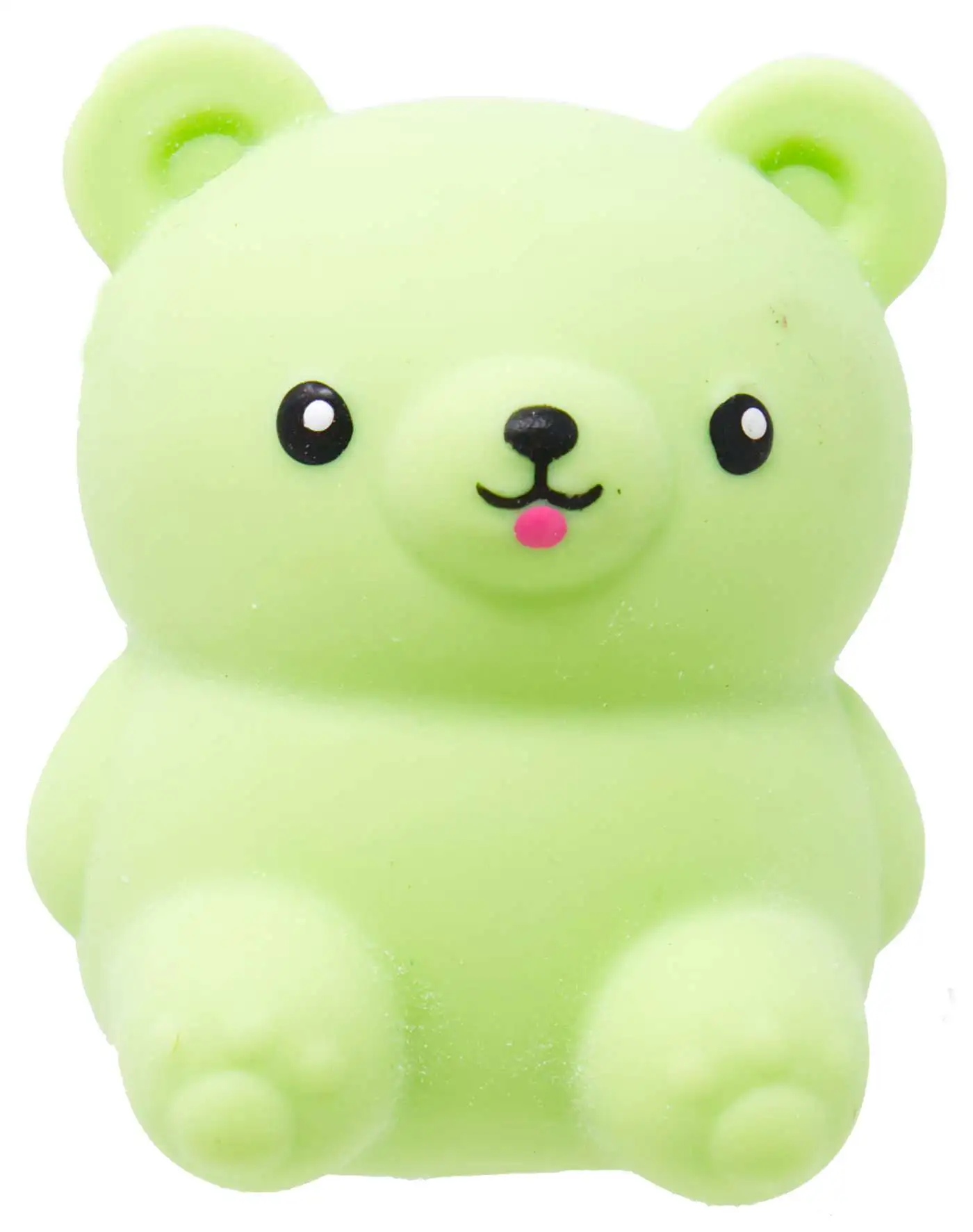 Marshmallow Cuties Bear GREEN 3-Inch Squeeze Toy