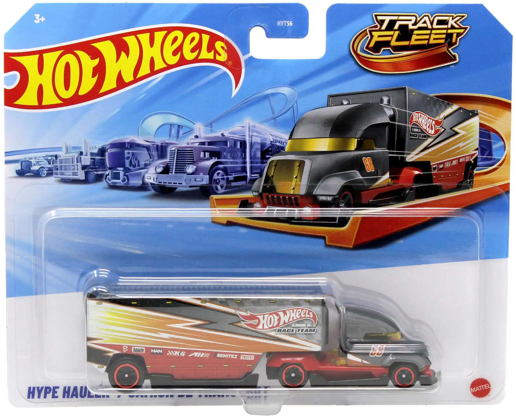 Hot Wheels Track Fleet Hype Hauler Die Cast Car