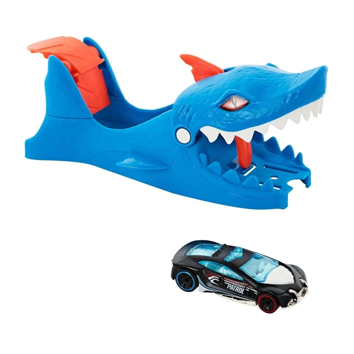 Hot Wheels City Shark Die Cast Car Launcher