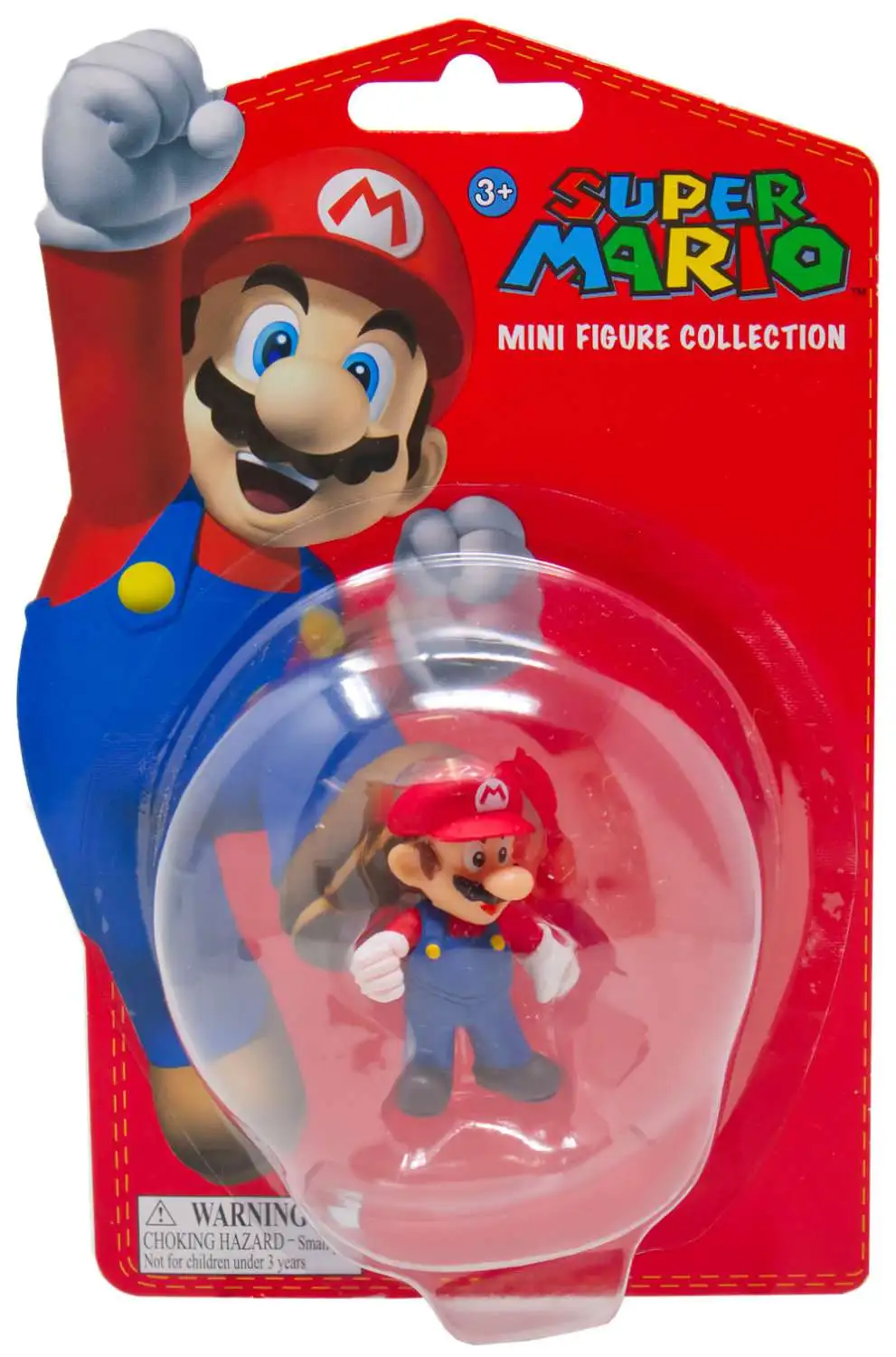 Super Mario Bros Mario 2-Inch Vinyl Mini Figure [Making Fist]