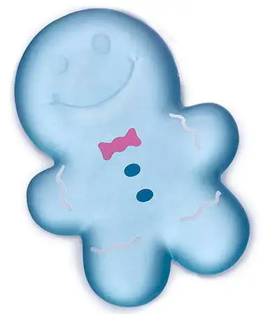 Super Duper Sugar Squisher Gingerbread Man BLUE Squish Toy