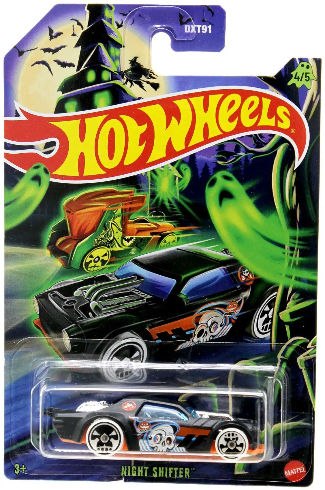 Hot Wheels Halloween 2025 Night Shifter Die Cast Car 45 Mattel