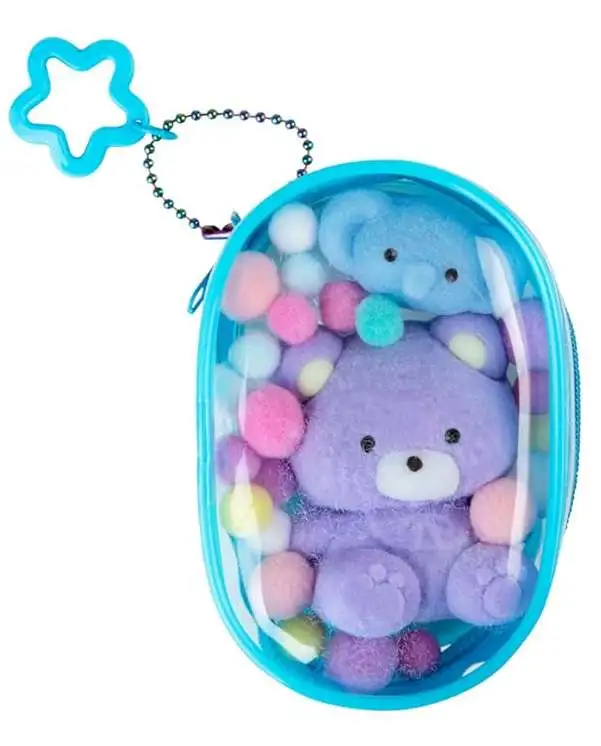 Taba-Licious Gacha Pouch Bear & Elephant 3-Inch Squeeze Toy