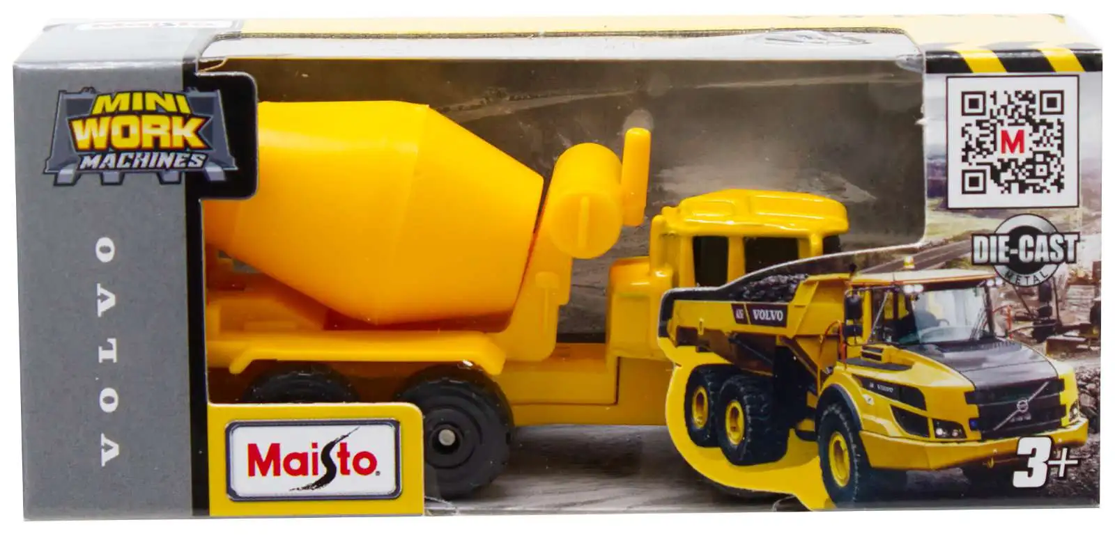 Mini Work Machines Volvo Cement Truck Diecast Vehicle
