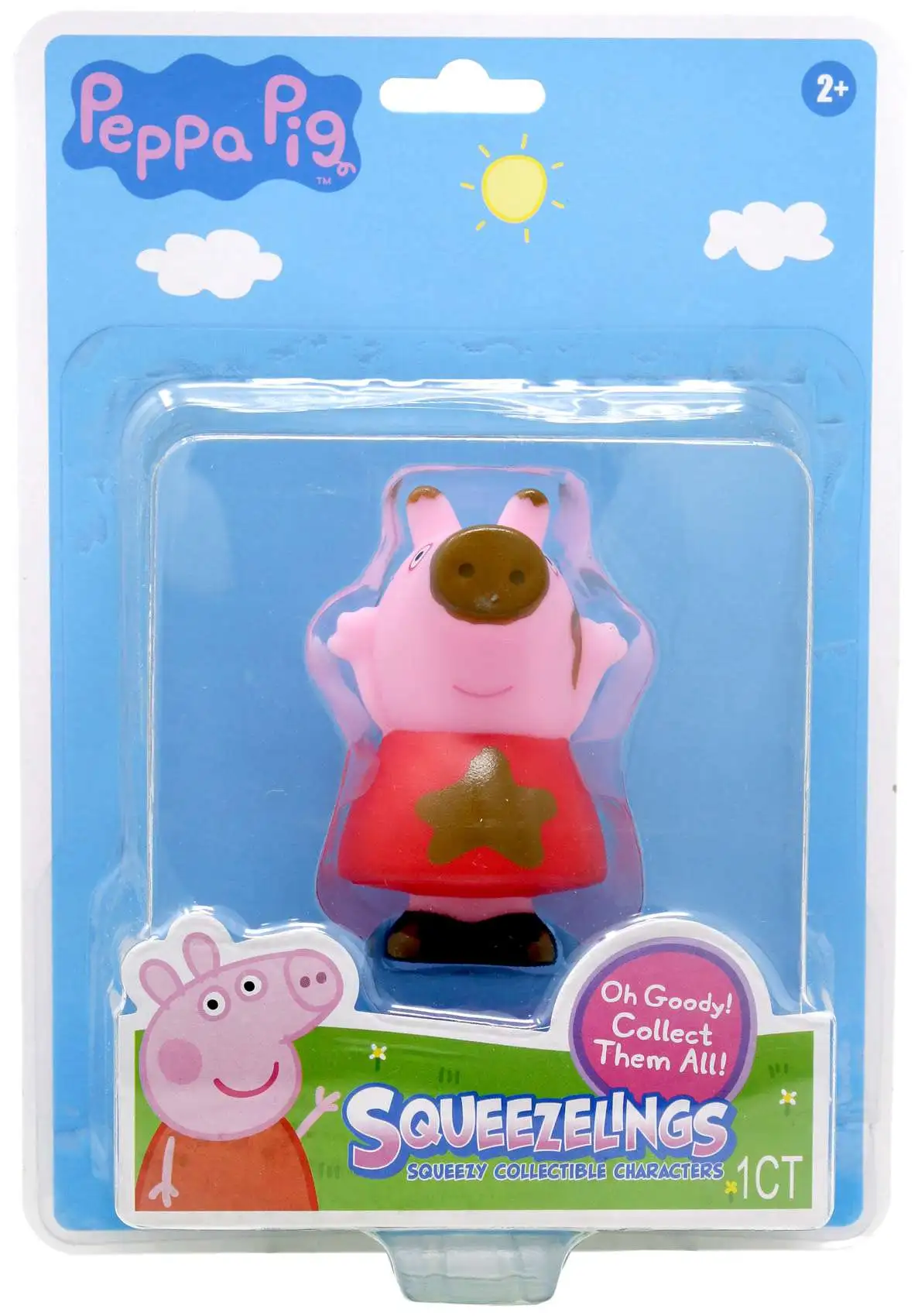 Squeezelings Peppa Pig 3-Inch Vinyl FIgure [Muddy]