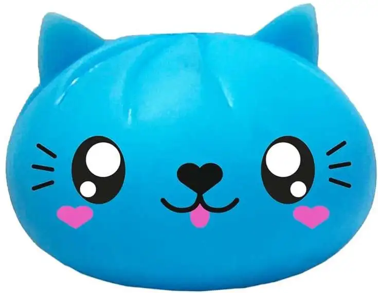 Takumo Kawaii Bao Cat 3.5-Inch Squeeze Toy [Blue]
