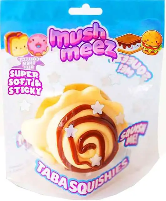 MushMeez Taba Squishies Cinnamon Bun Squeeze Toy