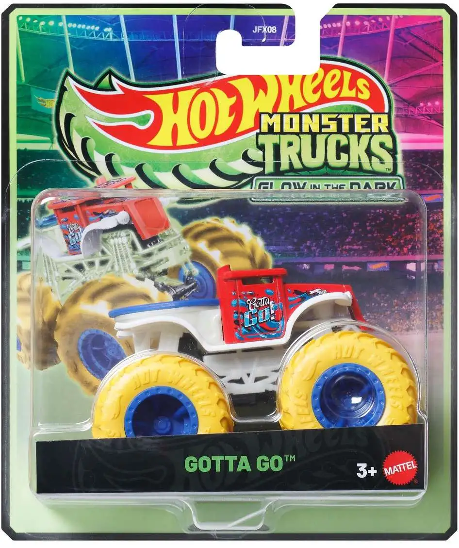 Hot Wheels Monster Trucks Glow in the Dark Gotta Go Diecast Car
