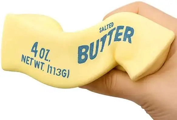 Butter 5-Inch Squeeze Toy