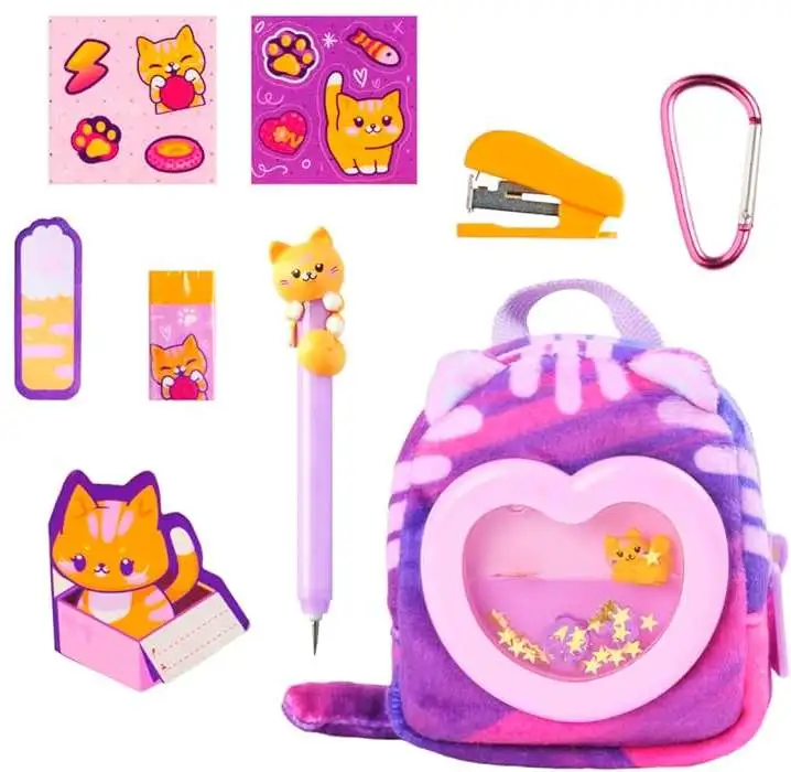 Shopkins Real Littles Liquid Charms Backpacks! Just Purr-Fect! Mystery Pack