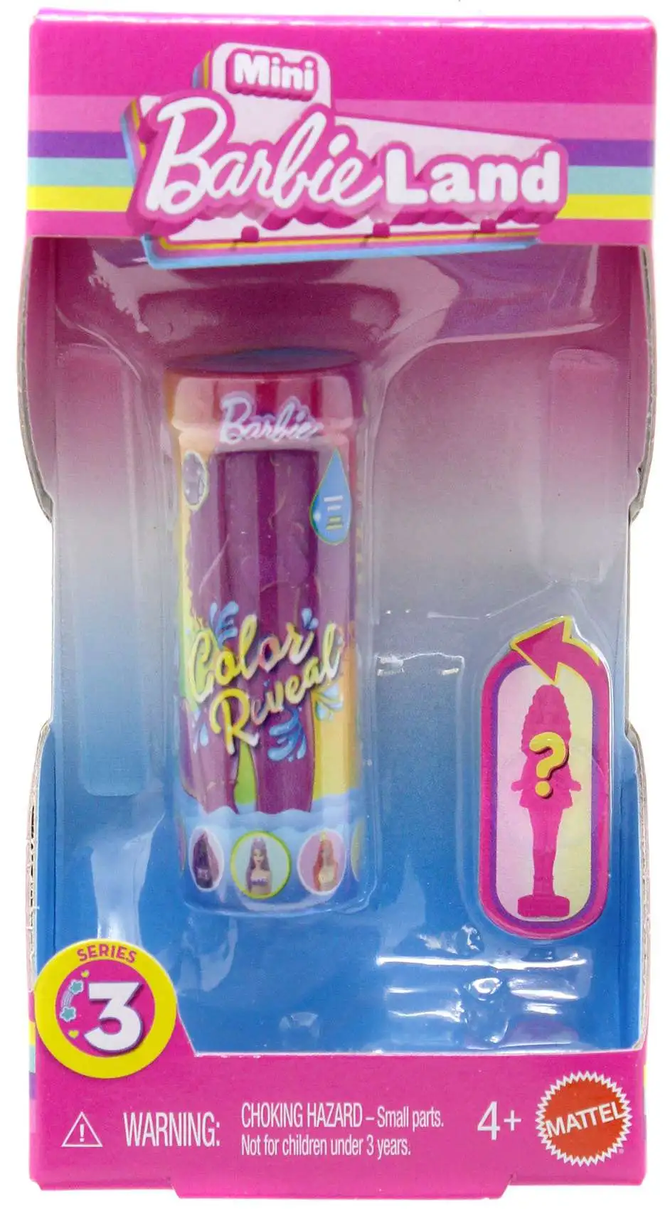 Mini BarbieLand Series 3 Color Reveal 1.5-Inch Mystery Pack [1 RANDOM Mini Figure]